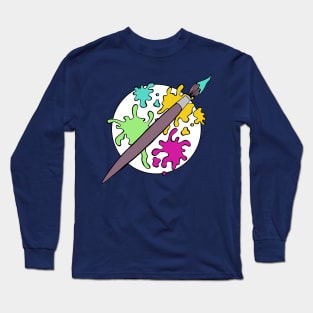 Paint Brush Long Sleeve T-Shirt